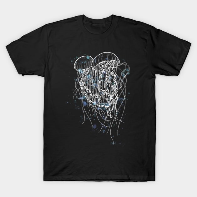 Jellyfish T-Shirt by GnauArt